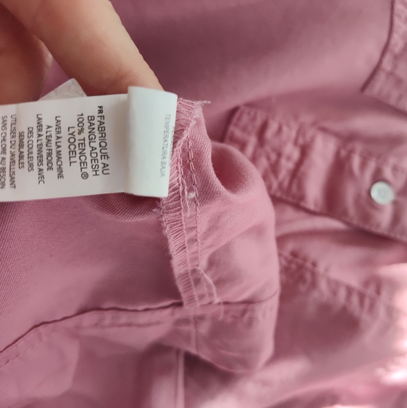 NWT Joe Fresh Dusty Rose Pink Tunic Top - Picture 3 of 5